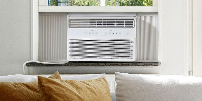 Air conditioner in a living room
